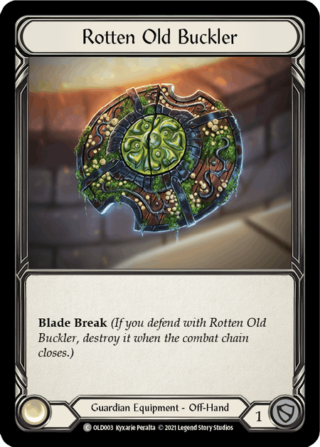 Rotten Old Buckler [OLD003] (Tales of Aria Oldhim Blitz Deck) 1st Edition Normal - POKÉ JEUX