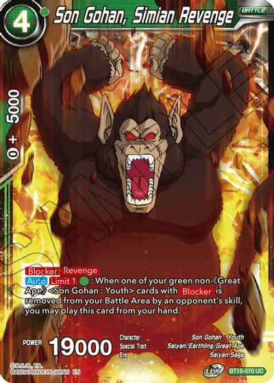 Son Gohan, Simian Revenge (BT15-070) [Saiyan Showdown] - POKÉ JEUX