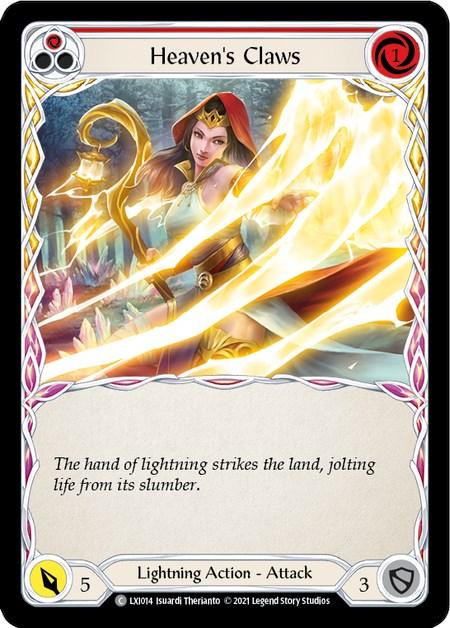 Heaven's Claws (Red) [LXI014] (Tales of Aria Lexi Blitz Deck) 1st Edition Normal - POKÉ JEUX