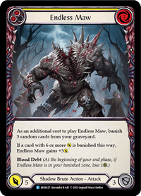Endless Maw (Yellow) [MON127] (Monarch) 1st Edition Normal - POKÉ JEUX