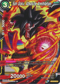 Son Goku, Absolute Annihilation (BT10-097) [Rise of the Unison Warrior Prerelease Promos] - POKÉ JEUX