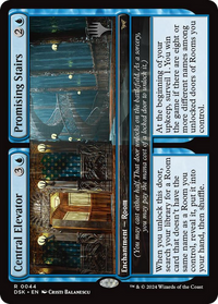 Central Elevator // Promising Stairs [Duskmourn: House of Horror Promos]
