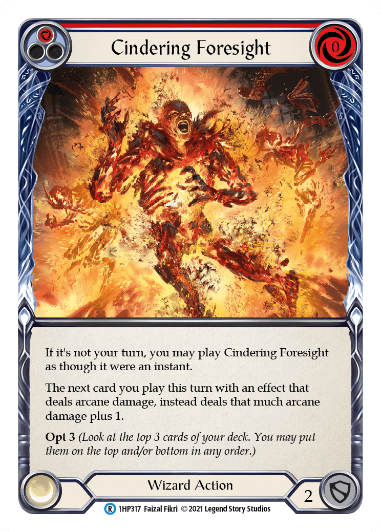 Cindering Foresight (Red) [1HP317] (History Pack 1) - POKÉ JEUX