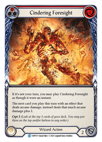 Cindering Foresight (Red) [1HP317] (History Pack 1) - POKÉ JEUX