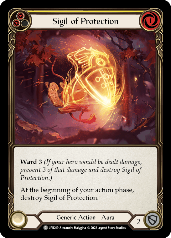 Sigil of Protection (Yellow) [UPR219] (Uprising) - POKÉ JEUX