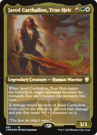 Jared Carthalion, True Heir (CMR-601) - Commander Legends Foil