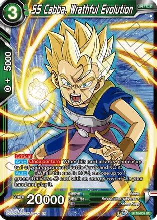 SS Cabba, Wrathful Evolution (BT16-059) [Realm of the Gods] - POKÉ JEUX