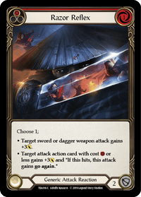 Razor Reflex (Red) [TEA016-C] (Dorinthea Hero Deck) 1st Edition Normal - POKÉ JEUX