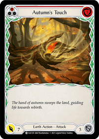 Autumn's Touch (Red) [ELE128] (Tales of Aria) 1st Edition Rainbow Foil - POKÉ JEUX
