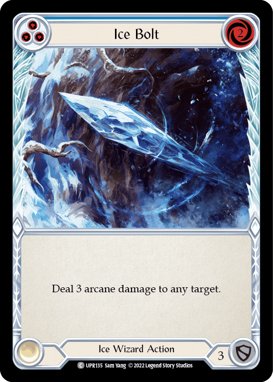 Ice Bolt (Blue) [UPR135] (Uprising) Rainbow Foil - POKÉ JEUX
