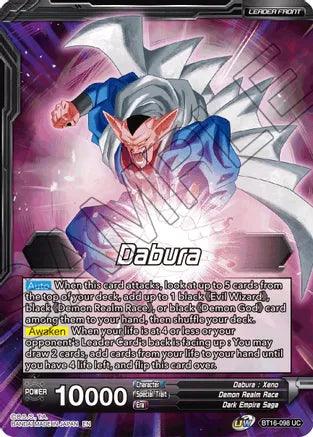 Dabura // Demon God Dabura, Diabolical Awakening (BT16-098) [Realm of the Gods] - POKÉ JEUX