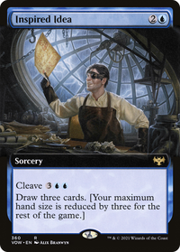 Inspired Idea (Extended Art) [Innistrad: Crimson Vow]