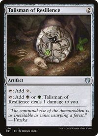 Talisman of Resilience [Commander 2021]