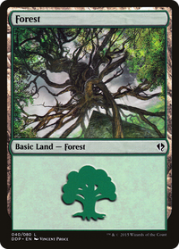 Forest (40) [Duel Decks: Zendikar vs. Eldrazi]