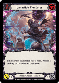 Lunartide Plunderer (Blue) [MON208-RF] (Monarch) 1st Edition Rainbow Foil - POKÉ JEUX