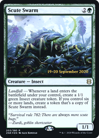 Scute Swarm [Zendikar Rising Prerelease Promos]