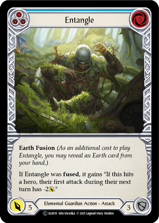 Entangle (Blue) [U-ELE015] (Tales of Aria Unlimited) Unlimited Rainbow Foil - POKÉ JEUX