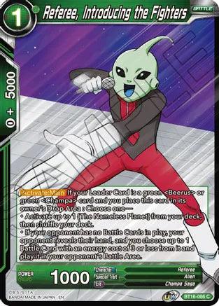 Referee, Introducing the Fighters (BT16-066) [Realm of the Gods] - POKÉ JEUX
