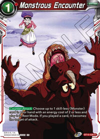 Monstrous Encounter (BT15-026) [Saiyan Showdown] - POKÉ JEUX