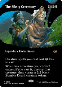 The Sibsig Ceremony (Borderless) (TDM-340) - Tarkir: Dragonstorm
