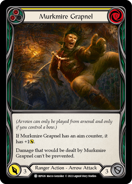 Murkmire Grapnel (Yellow) [RIP026] (Outsiders Riptide Blitz Deck) - POKÉ JEUX