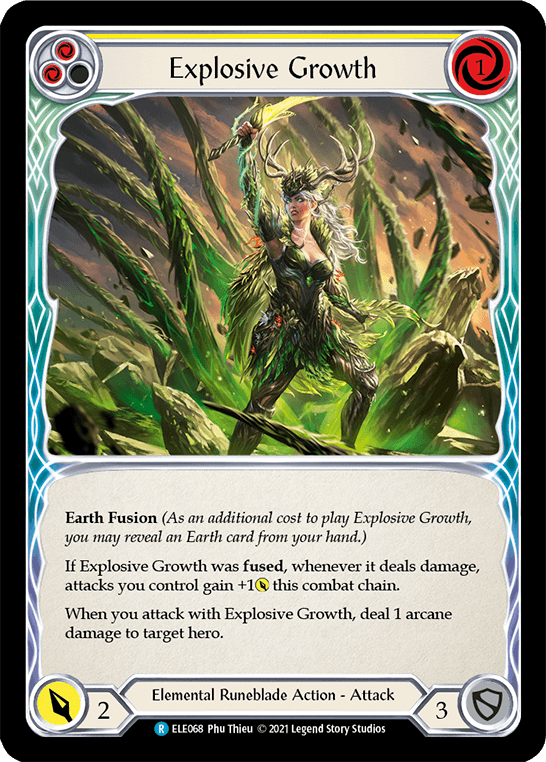 Explosive Growth (Yellow) [ELE068] (Tales of Aria) 1st Edition Normal - POKÉ JEUX