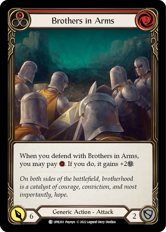 Brothers in Arms (Red) [UPR203] (Uprising) - POKÉ JEUX