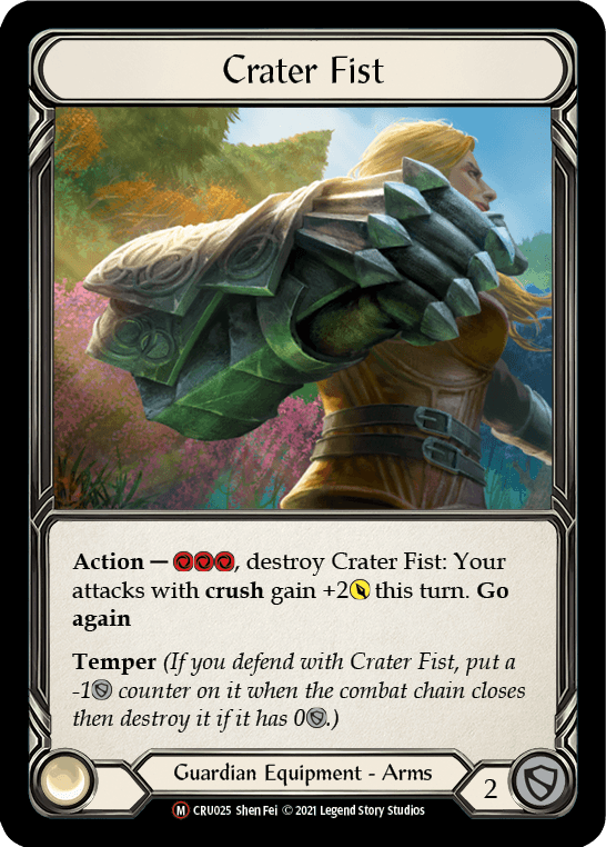 Crater Fist [U-CRU025] (Crucible of War Unlimited) Unlimited Normal - POKÉ JEUX