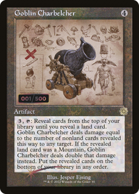 Goblin Charbelcher (Schéma rétro) (sérialisé) [Artefacts rétro de la guerre des frères] 