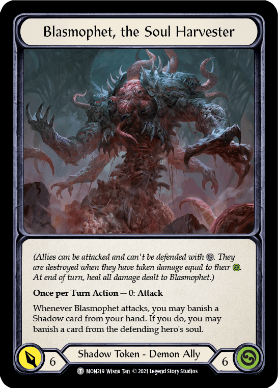 Blasmophet, the Soul Harvester // Ursur, the Soul Reaper [MON219 // MON220] (Monarch) 1st Edition Normal - POKÉ JEUX