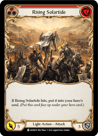 Rising Solartide (Red) [MON078-RF] (Monarch) 1st Edition Rainbow Foil - POKÉ JEUX