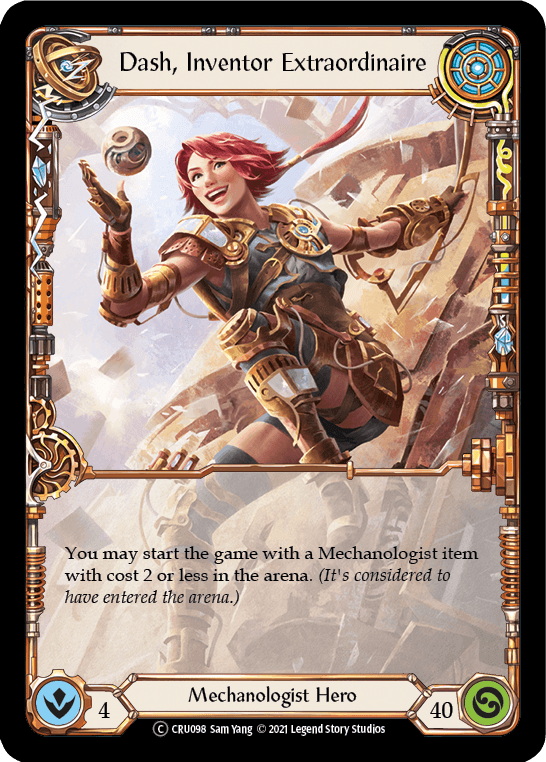 Dash, Inventor Extraordinaire [U-CRU098] (Crucible of War Unlimited) Unlimited Normal - POKÉ JEUX