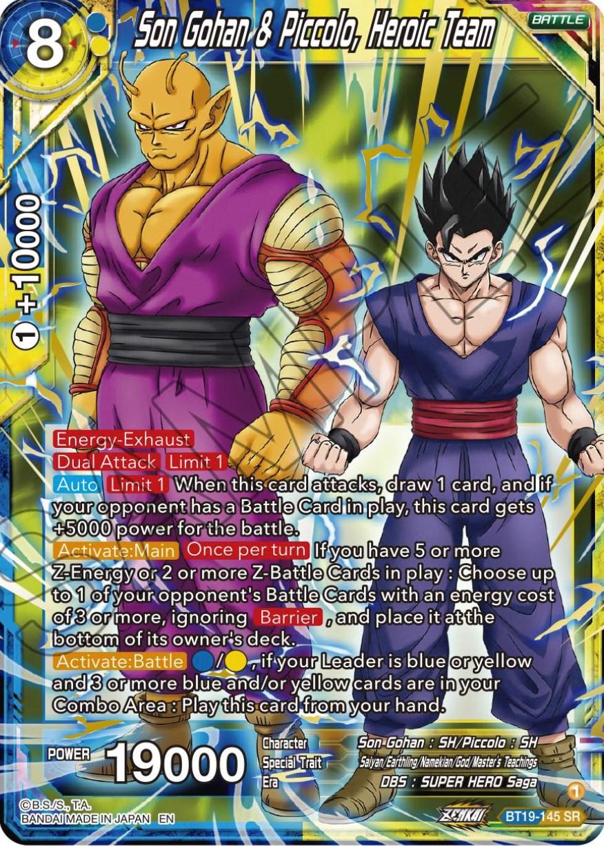 Son Gohan & Piccolo, Heroic Team (BT19-145) [Fighter's Ambition] - POKÉ JEUX