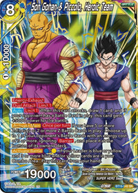 Son Gohan & Piccolo, Heroic Team (BT19-145) [Fighter's Ambition] - POKÉ JEUX