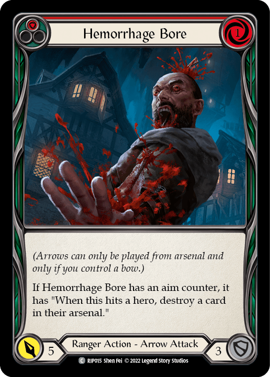 Hemorrhage Bore (Red) [RIP015] (Outsiders Riptide Blitz Deck) - POKÉ JEUX