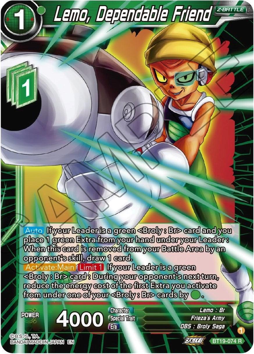Lemo, Dependable Friend (BT19-074) [Fighter's Ambition] - POKÉ JEUX