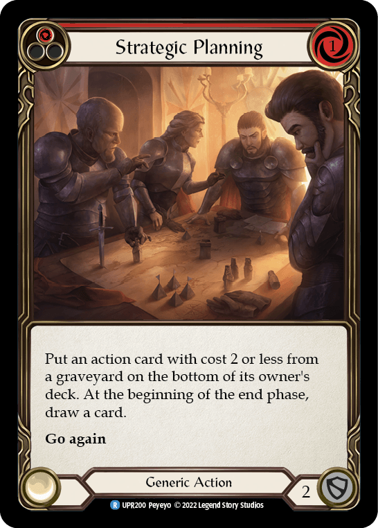 Strategic Planning (Red) [UPR200] (Uprising) Rainbow Foil - POKÉ JEUX