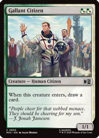 Gallant Citizen (MSC-820) - Commander: Marvel Super Heroes