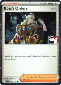 Boss's Orders [Ghetsis] (Cosmos Holo) (172/193)  - Prize Pack Series Cards Holofoil