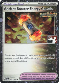 Ancient Booster Energy Capsule (Cosmos Holo) (159/182)  - Prize Pack Series Cards Holofoil
