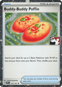 Buddy-Buddy Poffin (Cosmos Holo) (144/162)  - Prize Pack Series Cards Holofoil