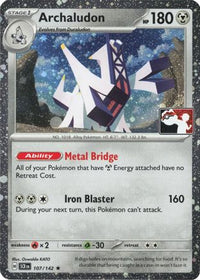 Archaludon (Cosmos Holo) (107/142)  - Prize Pack Series Cards Holofoil