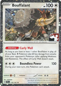 Bouffalant (Cosmos Holo) (119/142)  - Prize Pack Series Cards Holofoil