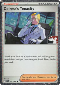 Colress's Tenacity (Cosmos Holo) (57/064)  - Prize Pack Series Cards Holofoil