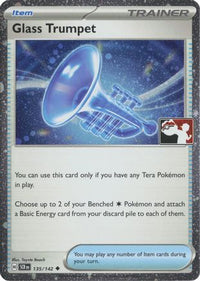 Glass Trumpet (Cosmos Holo) (135/142)  - Prize Pack Series Cards Holofoil