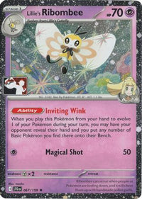 Lillie's Ribombee (Cosmos Holo) (67/159)  - Prize Pack Series Cards Holofoil