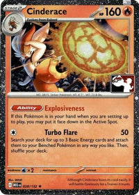 Cinderace (Cosmos Holo) (28/132)  - Prize Pack Series Cards Holofoil