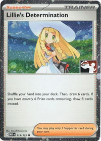 Lillie's Determination (Cosmos Holo) (119/132)  - Prize Pack Series Cards Holofoil