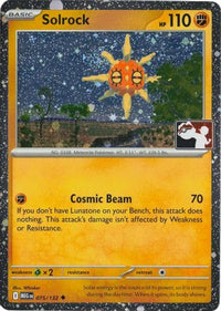 Solrock (Cosmos Holo) (75/132)  - Prize Pack Series Cards Holofoil