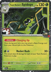 Team Rocket's Spidops (Cosmos Holo) (20/182)  - Prize Pack Series Cards Holofoil